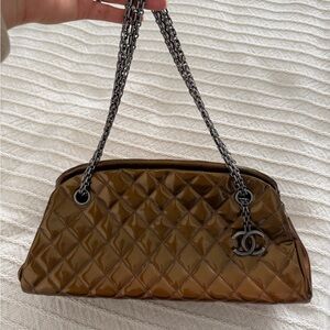Chanel Just Mademoiselle Bag Quilted Patent